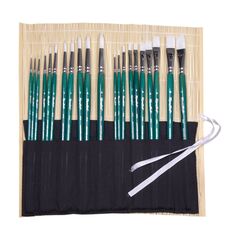 Bamboo case for brushes (L)