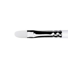 1B32W - ​Oval brush white synthetic