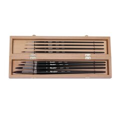 Set №10 -  Round brushes from squirrel