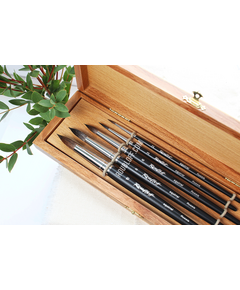 Set №1 - Round brushes from squirrel