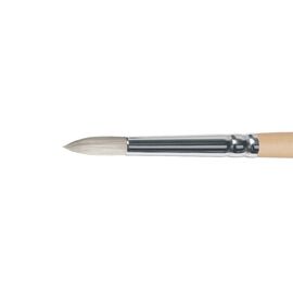 1612 - ​Round brush from bristle with long handle