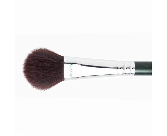 307 Unicorn - Oval brush from antibacterial corn synthetic for highlighter, blush, sculpting "strobing"